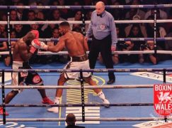 Anthony Joshua retains world heavyweight titles with late stoppage Carlos Takam