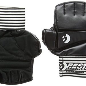 Best Sport Ball Gel Competition Gloves - Black, Medium