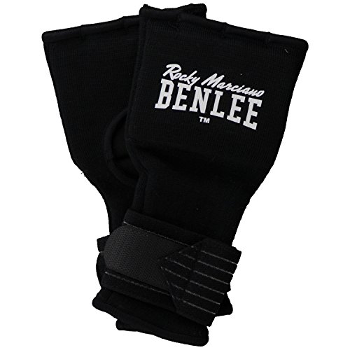 BENLEE Rocky Marciano Foreman Woven Glove Wraps-Black, X-Large